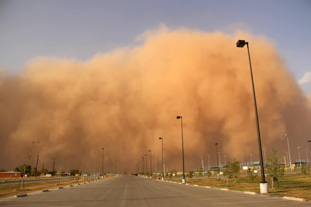 Driving in a Dust Storm