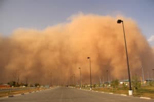 Driving in a Dust Storm